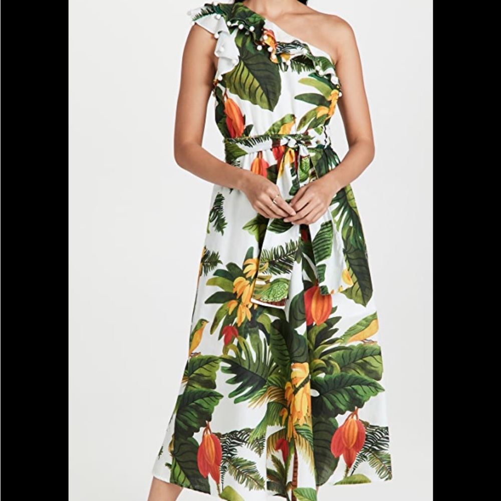 Farm Rio One Shoulder Dress